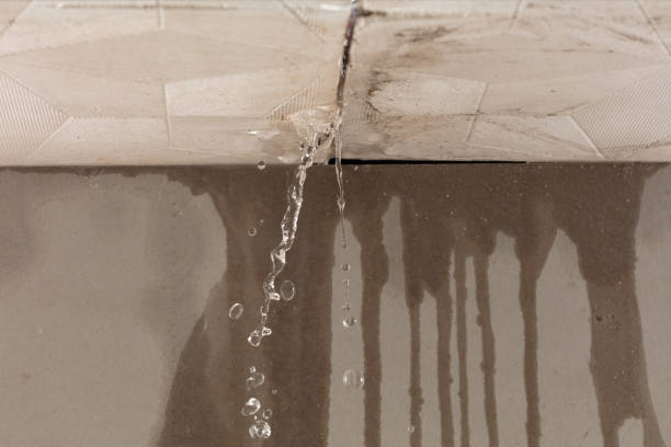 Professional Flood Damage Cleanup technician working in Clear Lake, WI